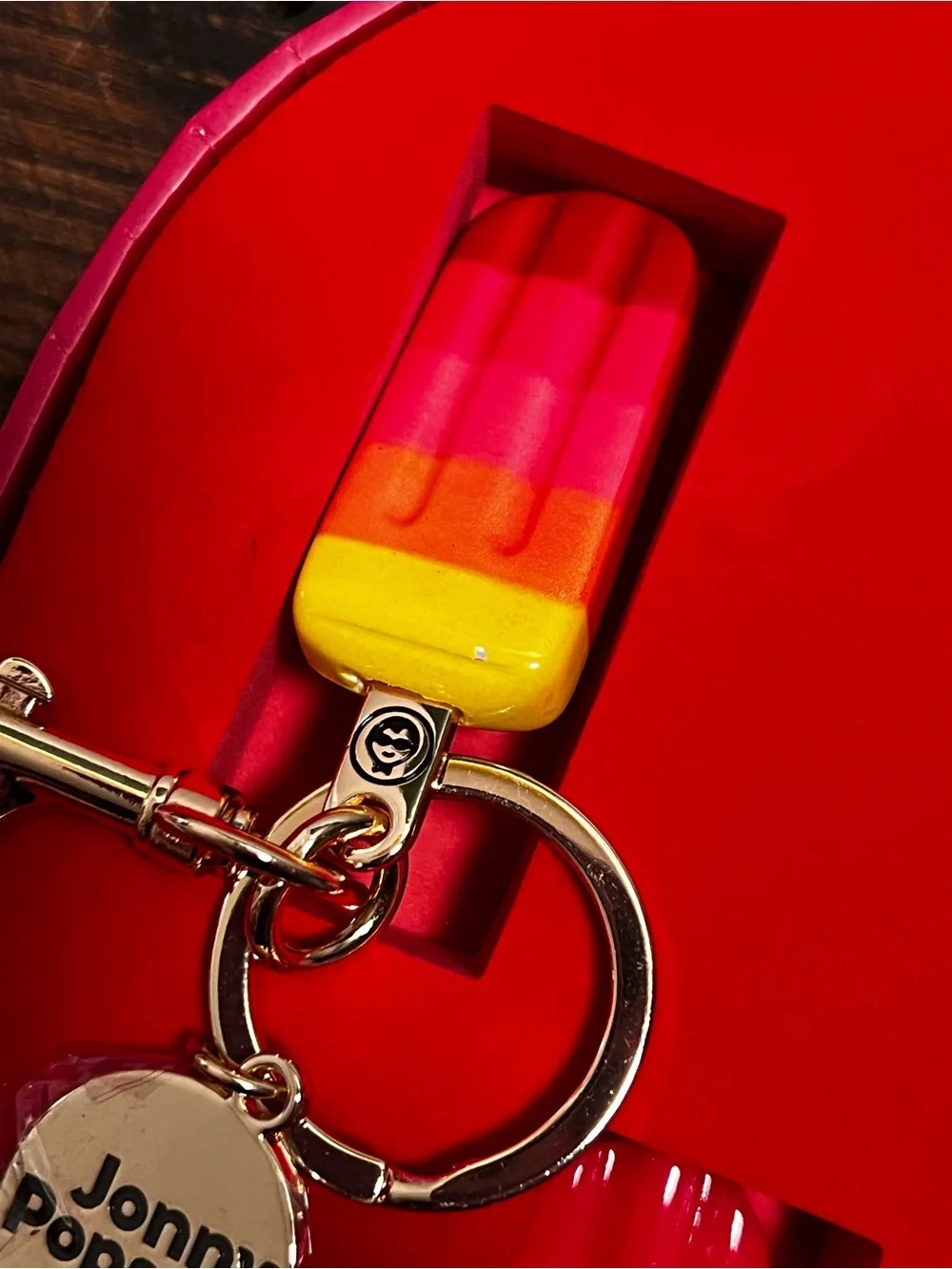 NWT - JonnyPops Rainbow Popsicle Keychains